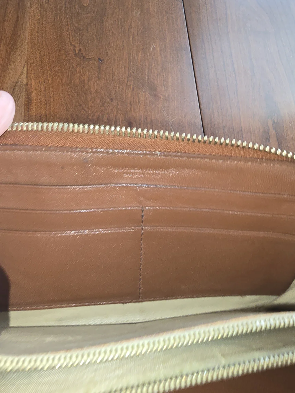 Genuine Bottega Veneta Woven Zip-Around NAPPA Leather Intrecciato Wallet, EUC